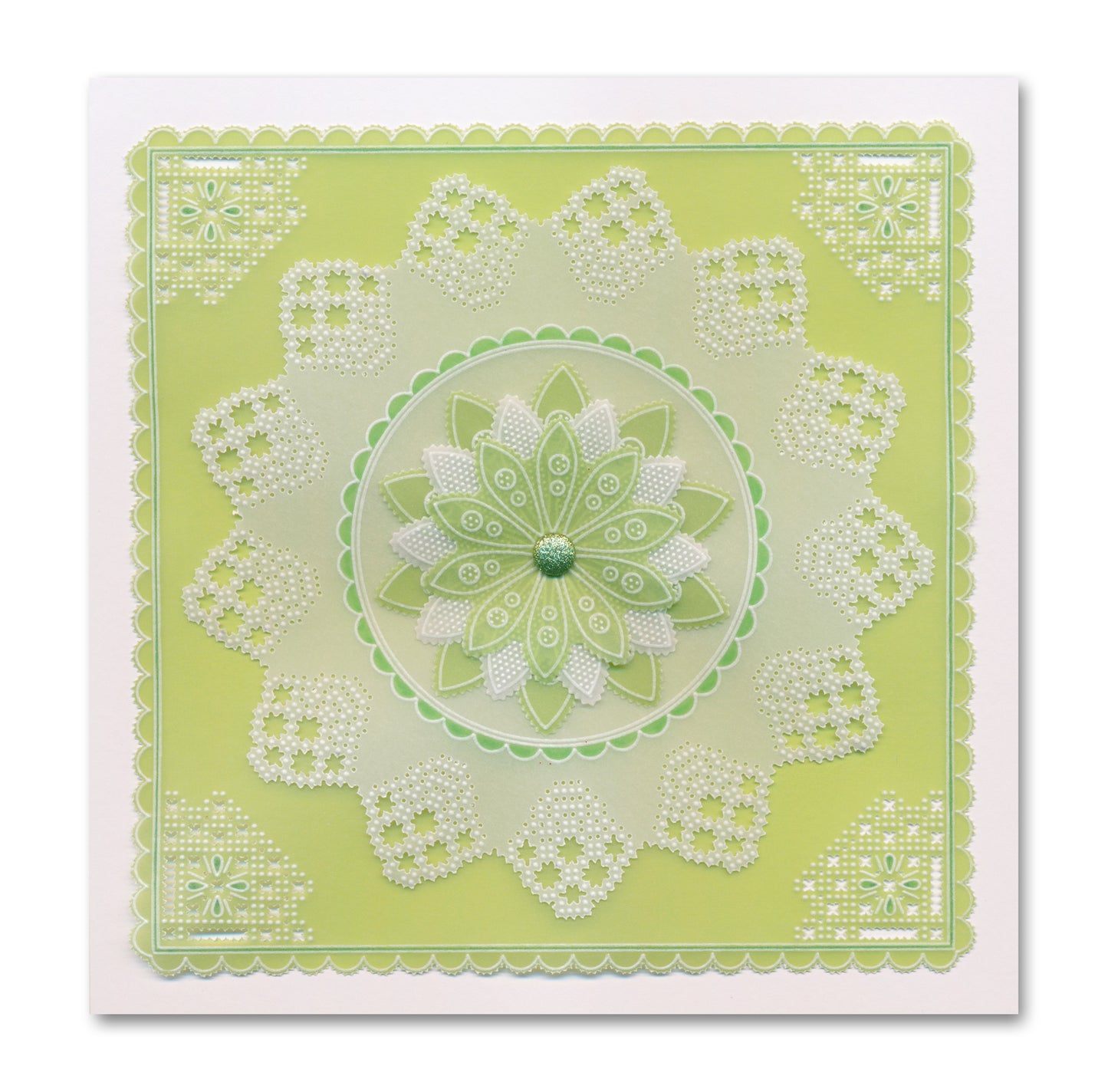 Josie's Circular (Straight) Lace Duet A5 Square Groovi Grid Collection