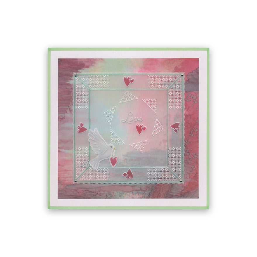 Josie's Circular (Straight) Lace Duet A5 Square Groovi Grid Collection