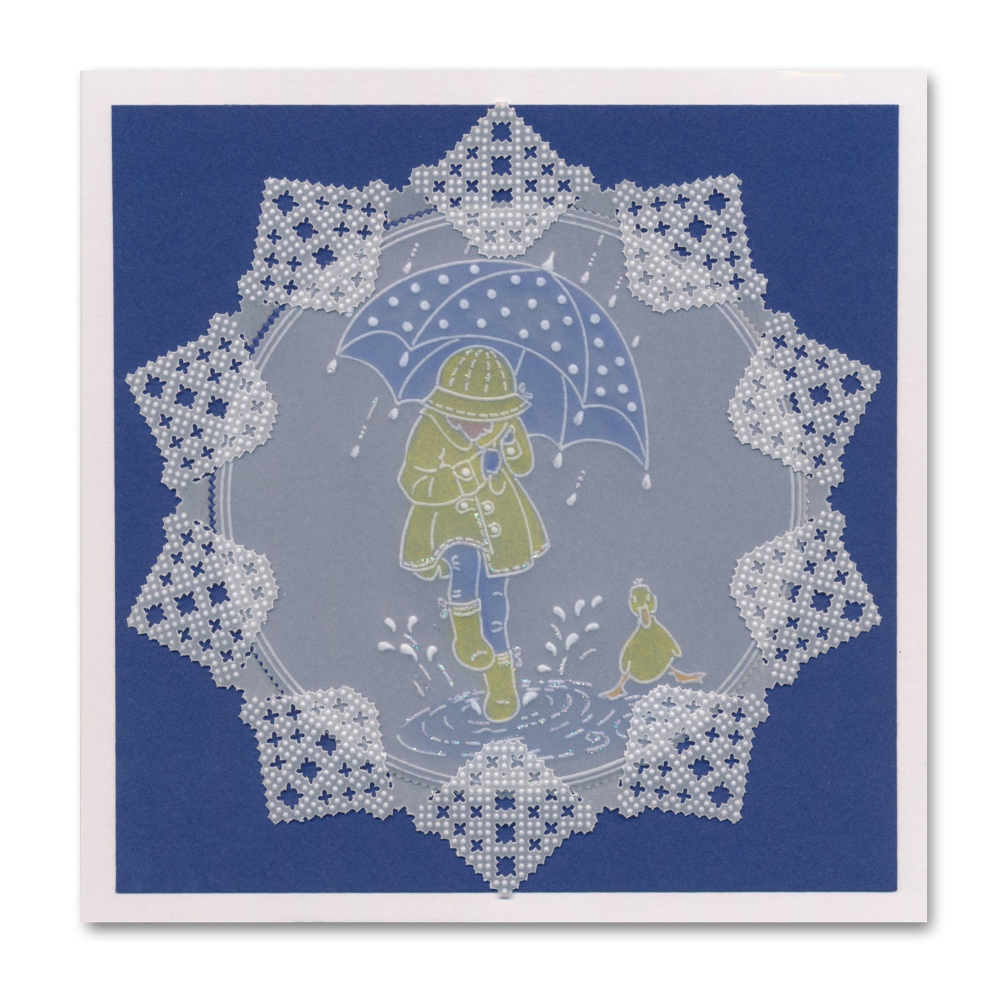 Josie's Circular (Straight) Lace Duet A5 Square Groovi Grid Collection