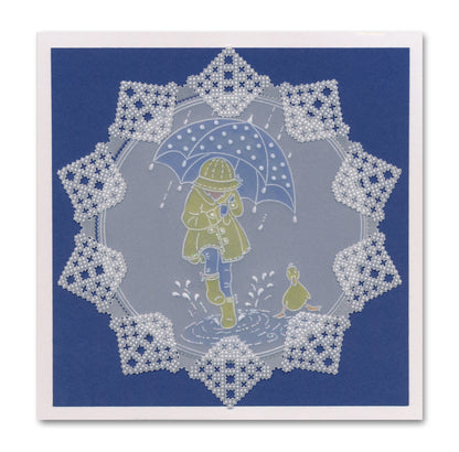 Josie's Hope - Circular (Straight) Lace Duet A5 Square Groovi Grid