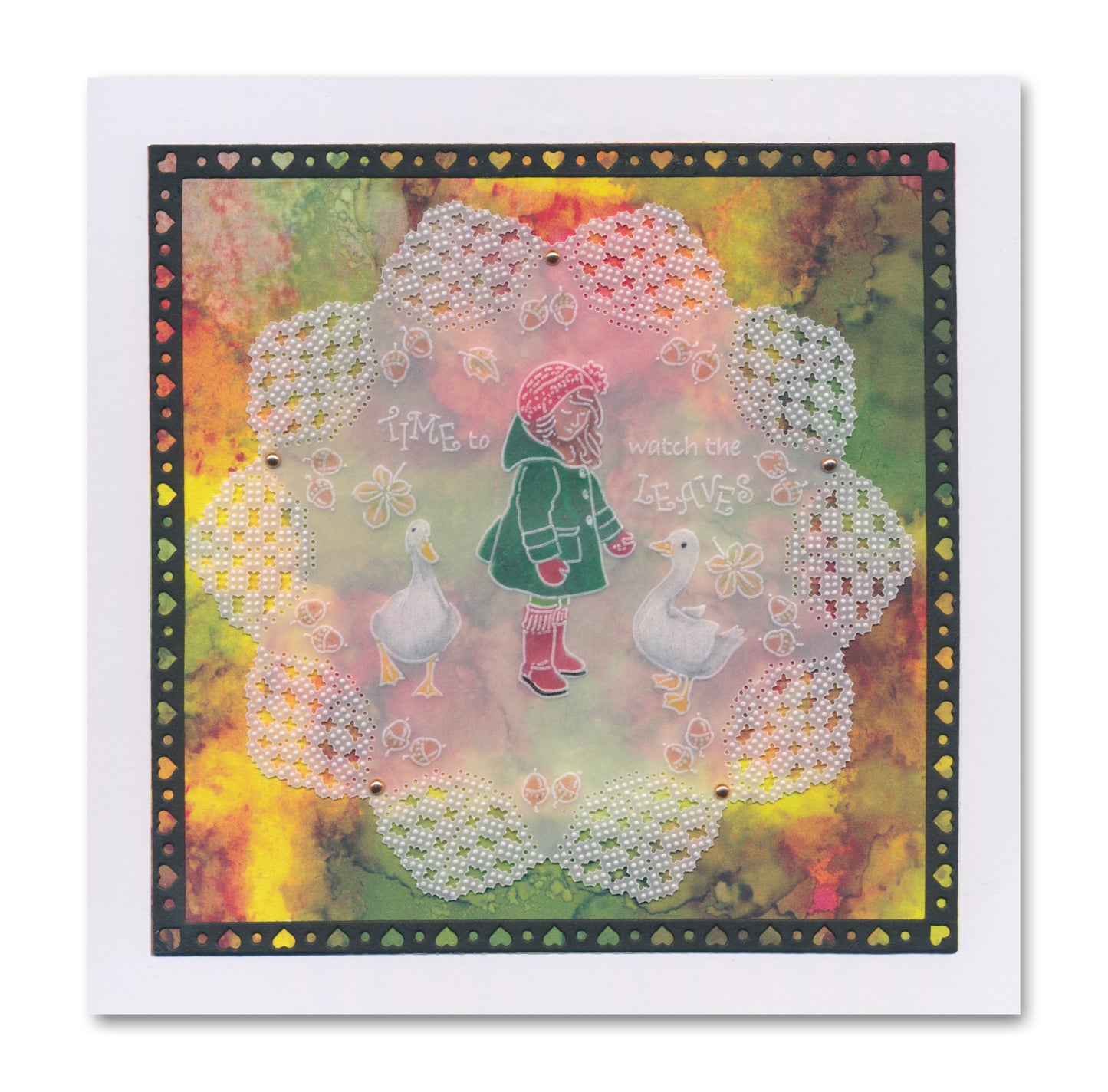 Josie's Circular (Straight) Lace Duet A5 Square Groovi Grid Collection