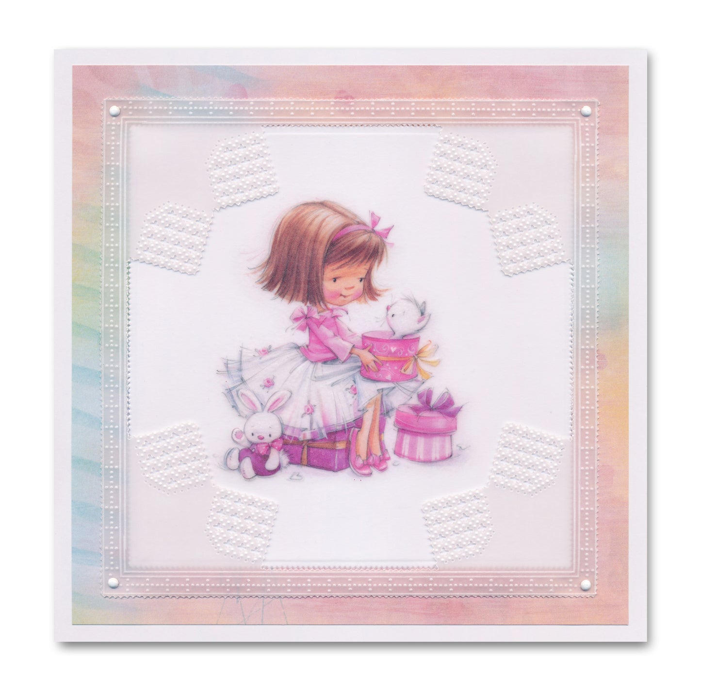 Josie's Circular (Straight) Lace Duet A5 Square Groovi Grid Collection