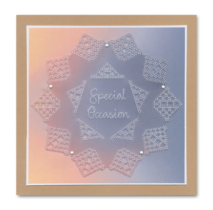 Josie's Hope - Circular (Straight) Lace Duet A5 Square Groovi Grid