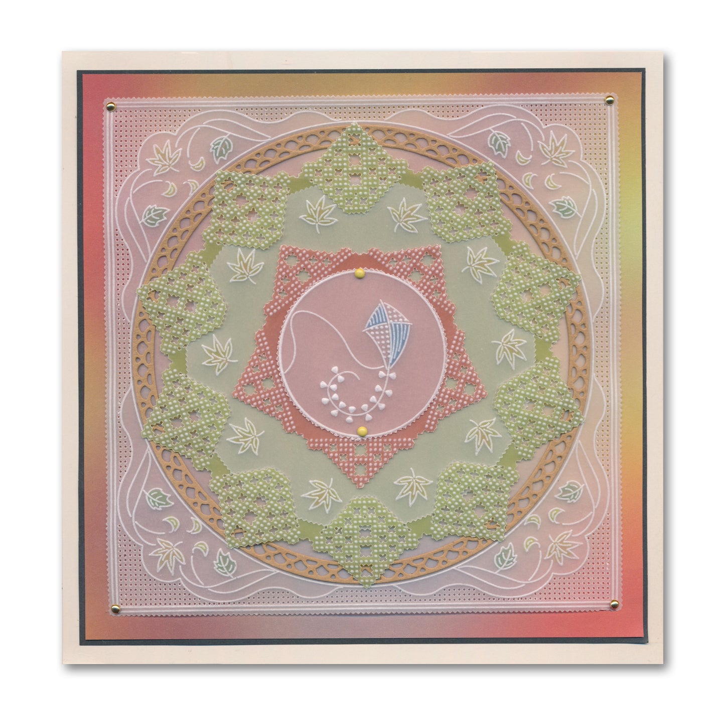 Josie's Circular (Straight) Lace Duet A5 Square Groovi Grid Collection