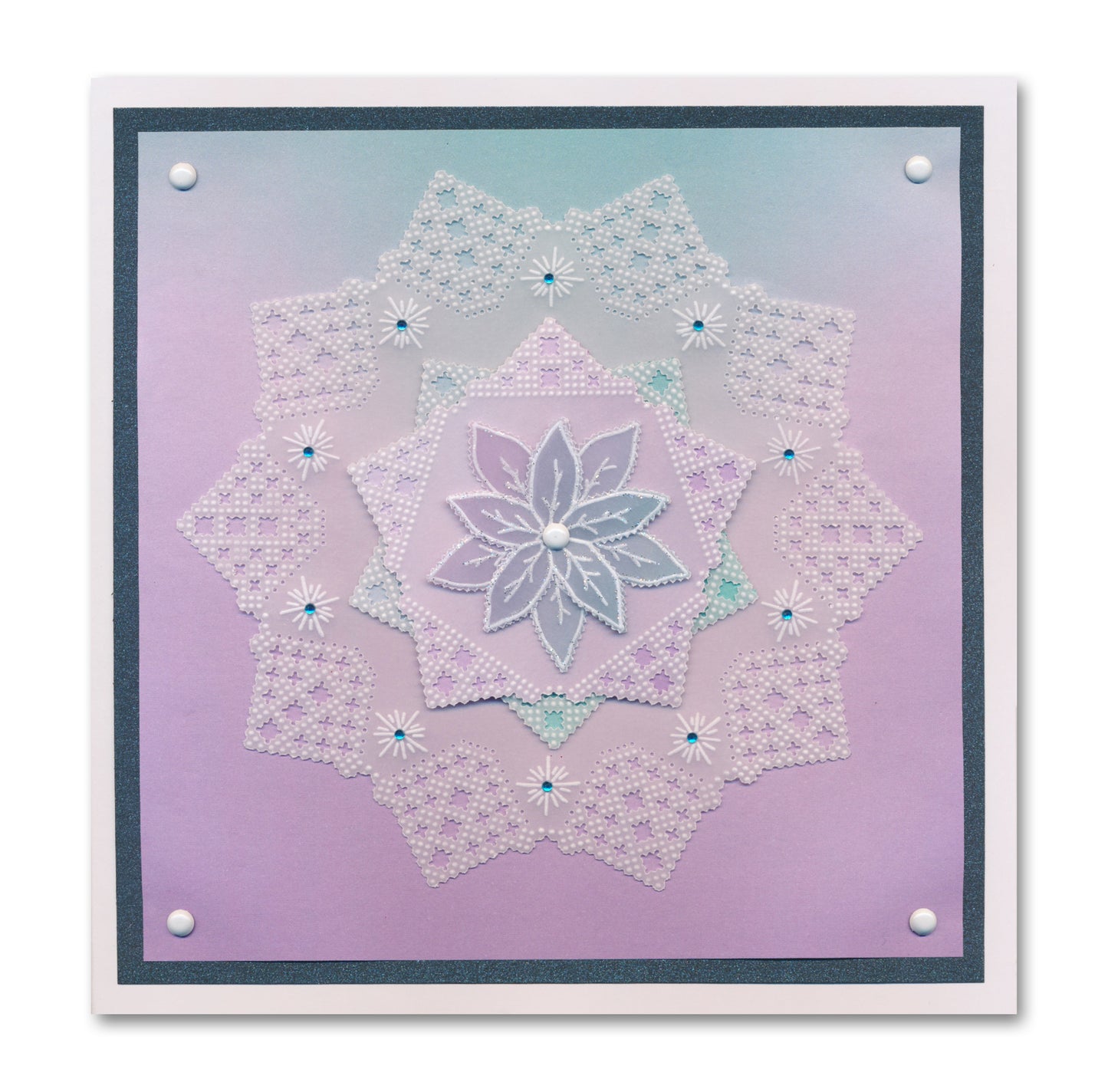 Josie's Circular (Straight) Lace Duet A5 Square Groovi Grid Collection