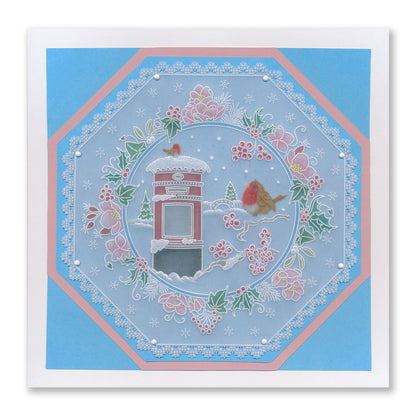 Linda's Layering Frames Set 1 - Christmas A4 Square & A5 Square Groovi Plate Collection