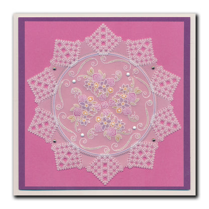 Barbara's SHAC Flower Framer A5 Square Groovi Plate