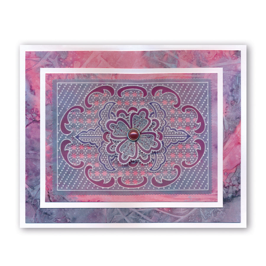 Josie's Parchment Trading Cards A5 Square Groovi Plate Trio