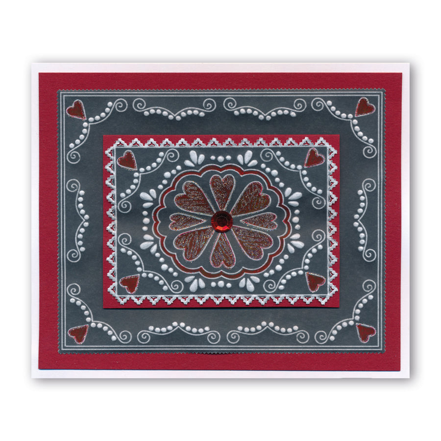 Josie's Parchment Trading Cards A5 Square Groovi Plate Trio