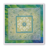 Josie's PTC Coins Flowers & Leaves A5 Square Groovi Plate