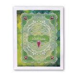 Josie's Parchment Trading Cards A5 Square Groovi Plate Trio