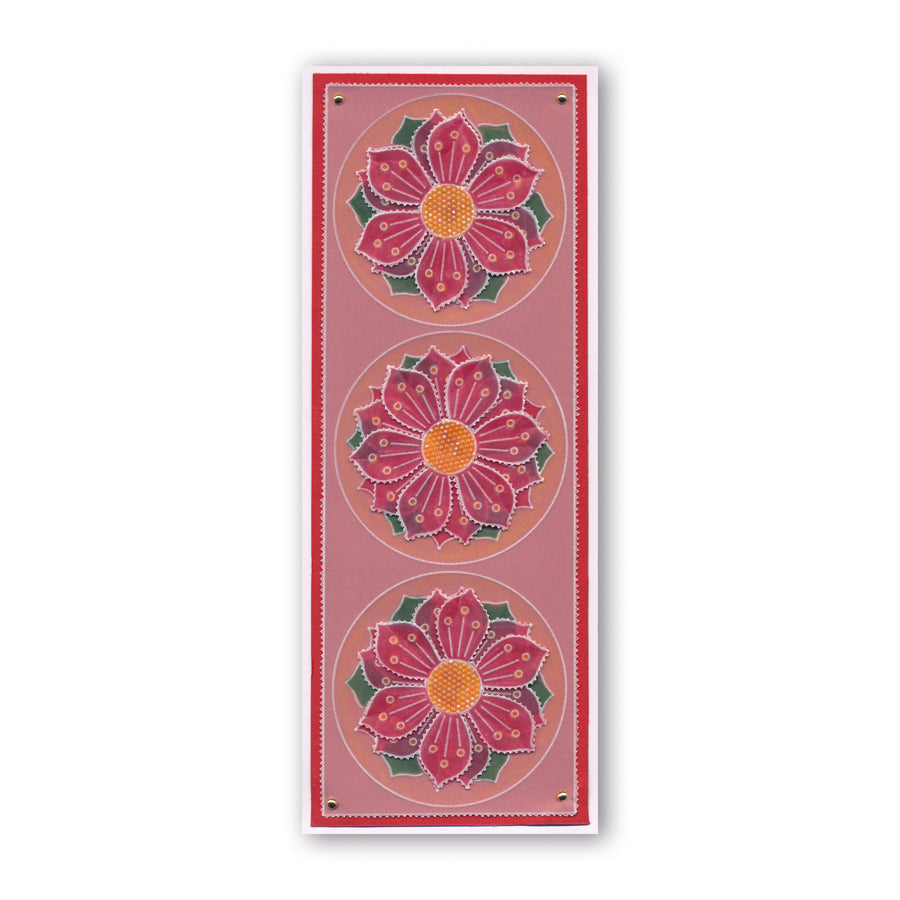 Josie's Parchment Trading Coins & Frame A5 Square Groovi Plate Trio