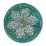 Josie's PTC Coins Flowers & Leaves A5 Square Groovi Plate