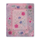 Josie's Floral Frame & Alphabet A5 Square Groovi Plate