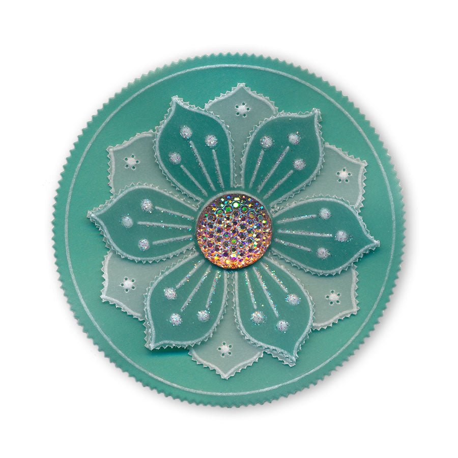 Josie's Parchment Trading Coins & Frame A5 Square Groovi Plate Trio