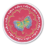 Josie's PTC Coins Butterflies & Hearts A5 Square Groovi Plate