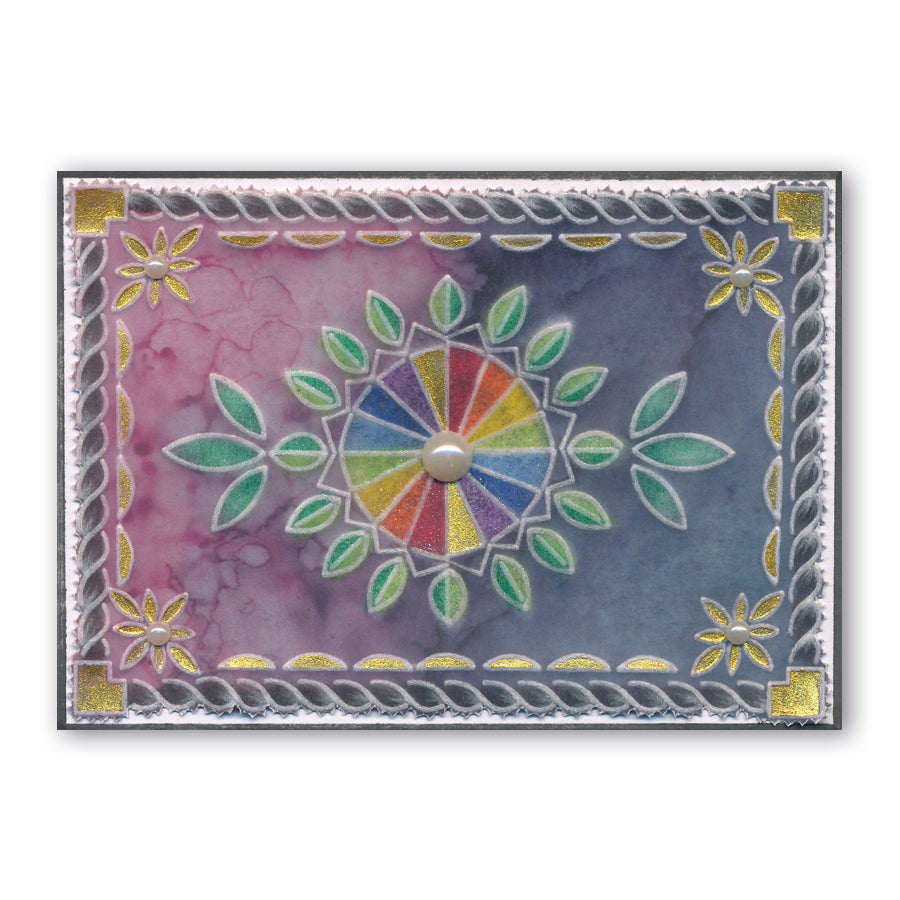 Josie's Parchment Trading Cards A5 Square Groovi Plate Trio