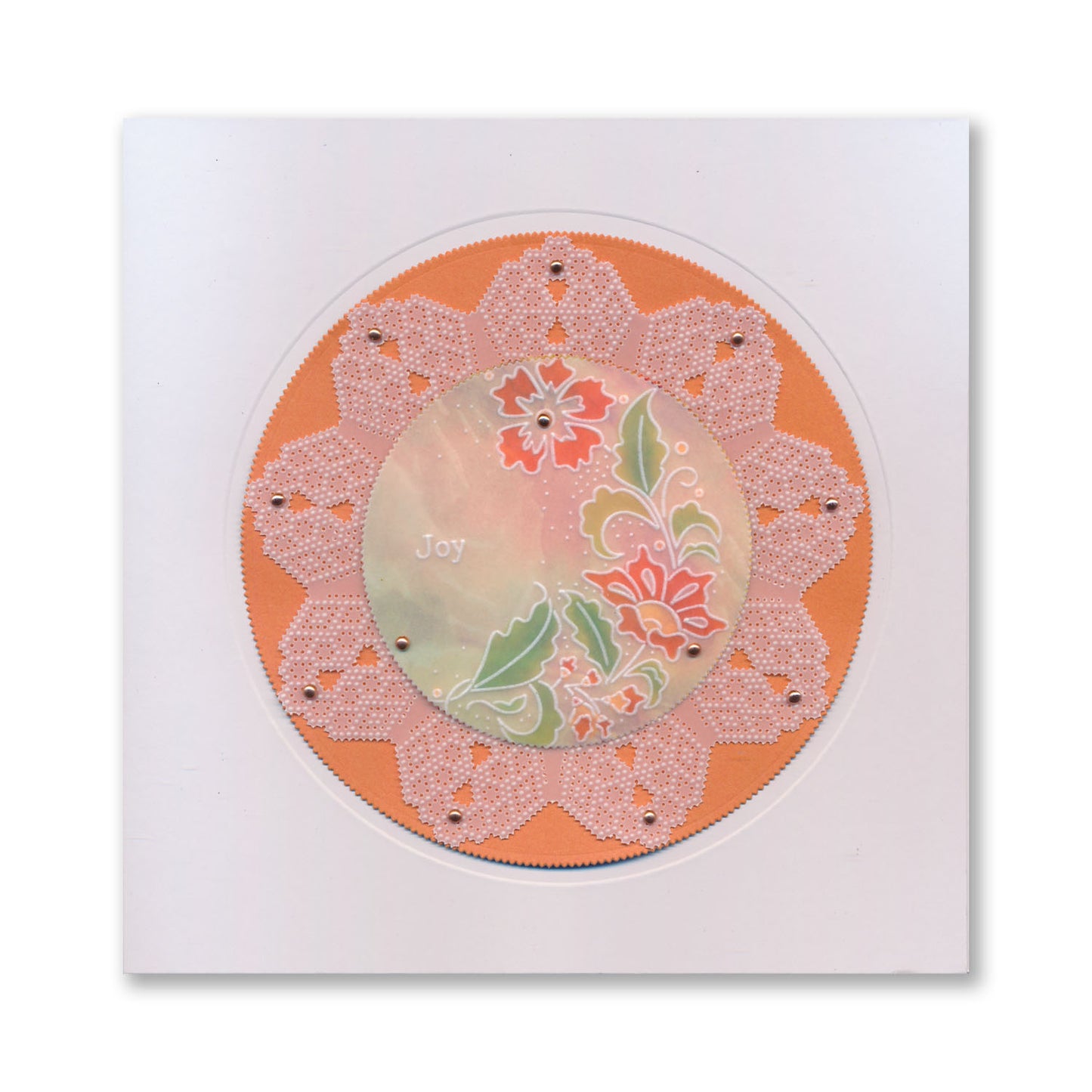 Josie's Circular (Diagonal) Lace Duet A5 Square Groovi Grid Collection