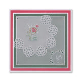 Josie's Joy - Circular (Diagonal) Lace Duet A5 Square Groovi Grid