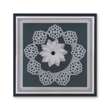 Josie's Joy - Circular (Diagonal) Lace Duet A5 Square Groovi Grid