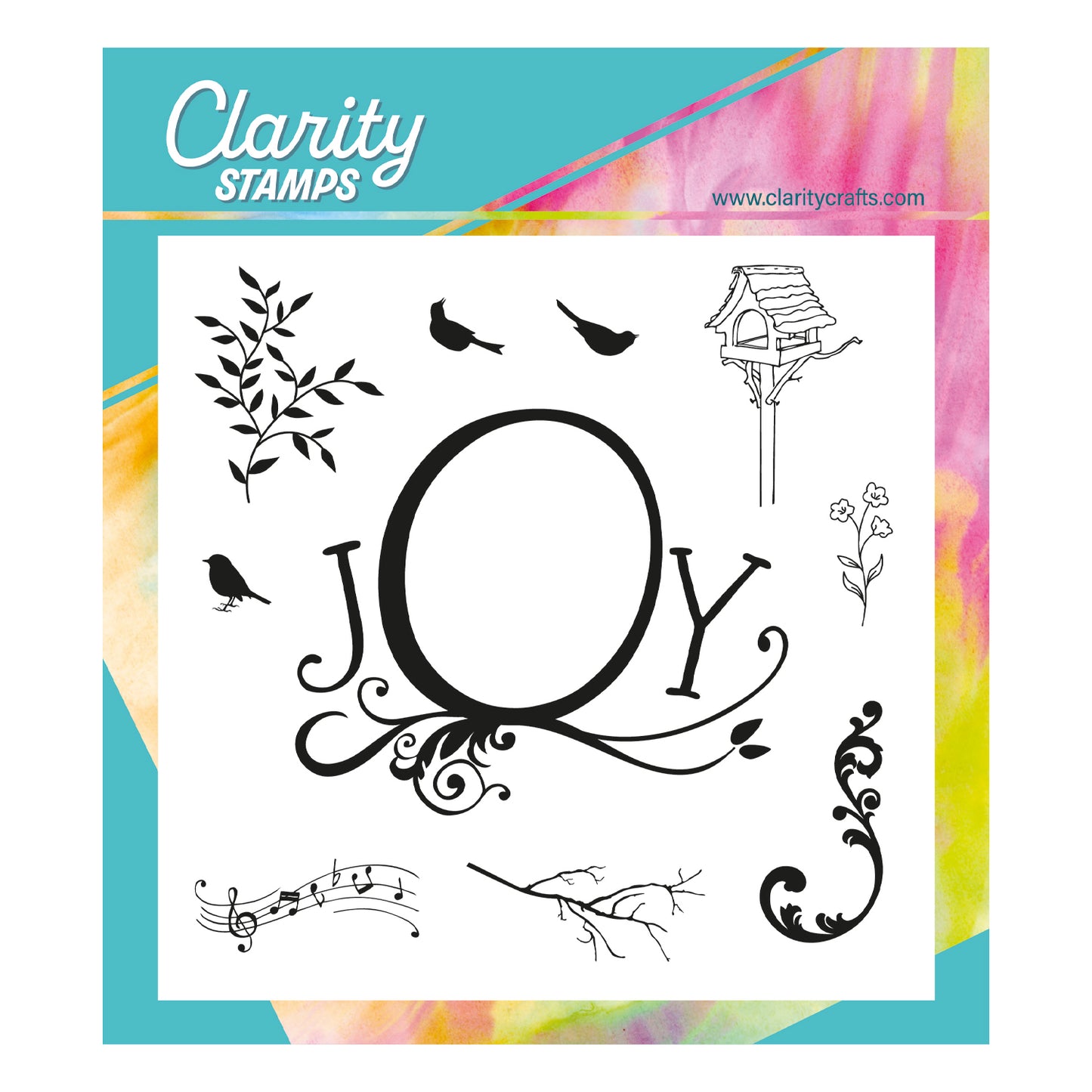 Joy Framer A5 Square Stamp & Mask Set