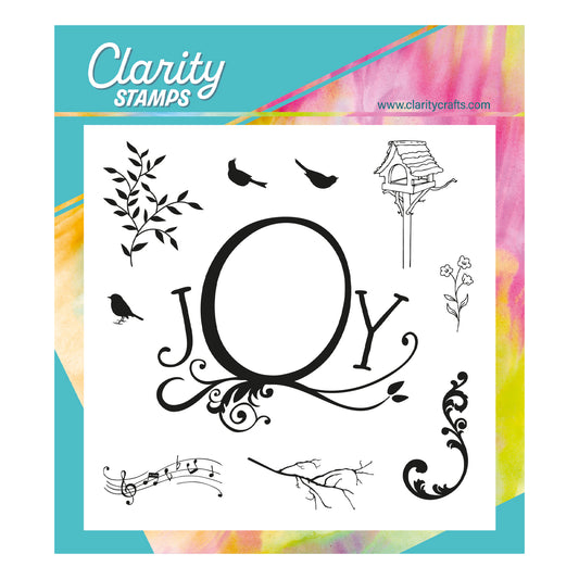 Joy Framer A5 Square Stamp & Mask Set