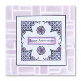 Occasions Sentiments - Happy Anniversary A6 Stamp Set