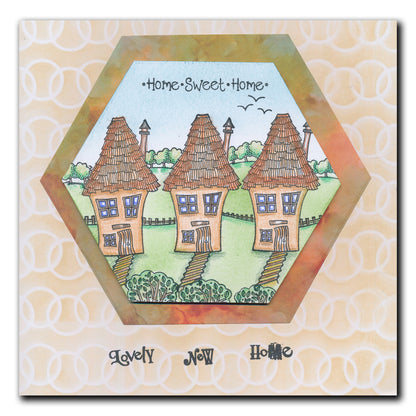 SHAC The House That Barb Built A5 Stamp & Mask Set