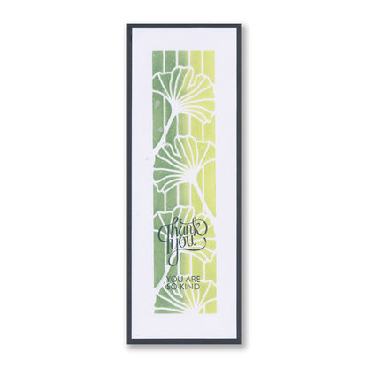 Decorative Panels Stencil Collection - Set 1 - Lotus, Alliums, Butterfly Swirls & Ginkgo