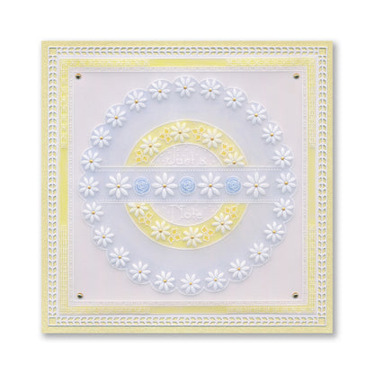 Tina's Just a Note Rosie Doodles All in One A5 Square Groovi Plate