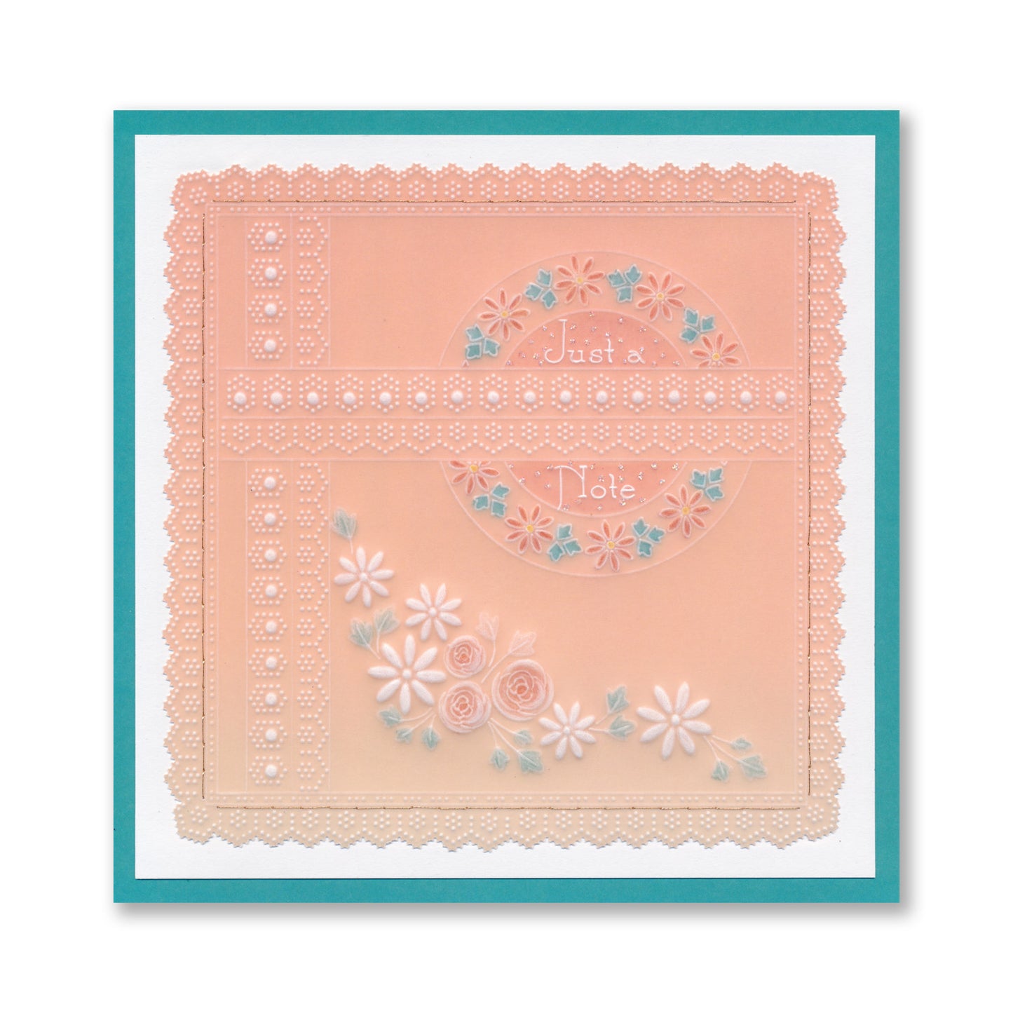 Tina's Just a Note Rosie Doodles All in One A5 Square Groovi Plate