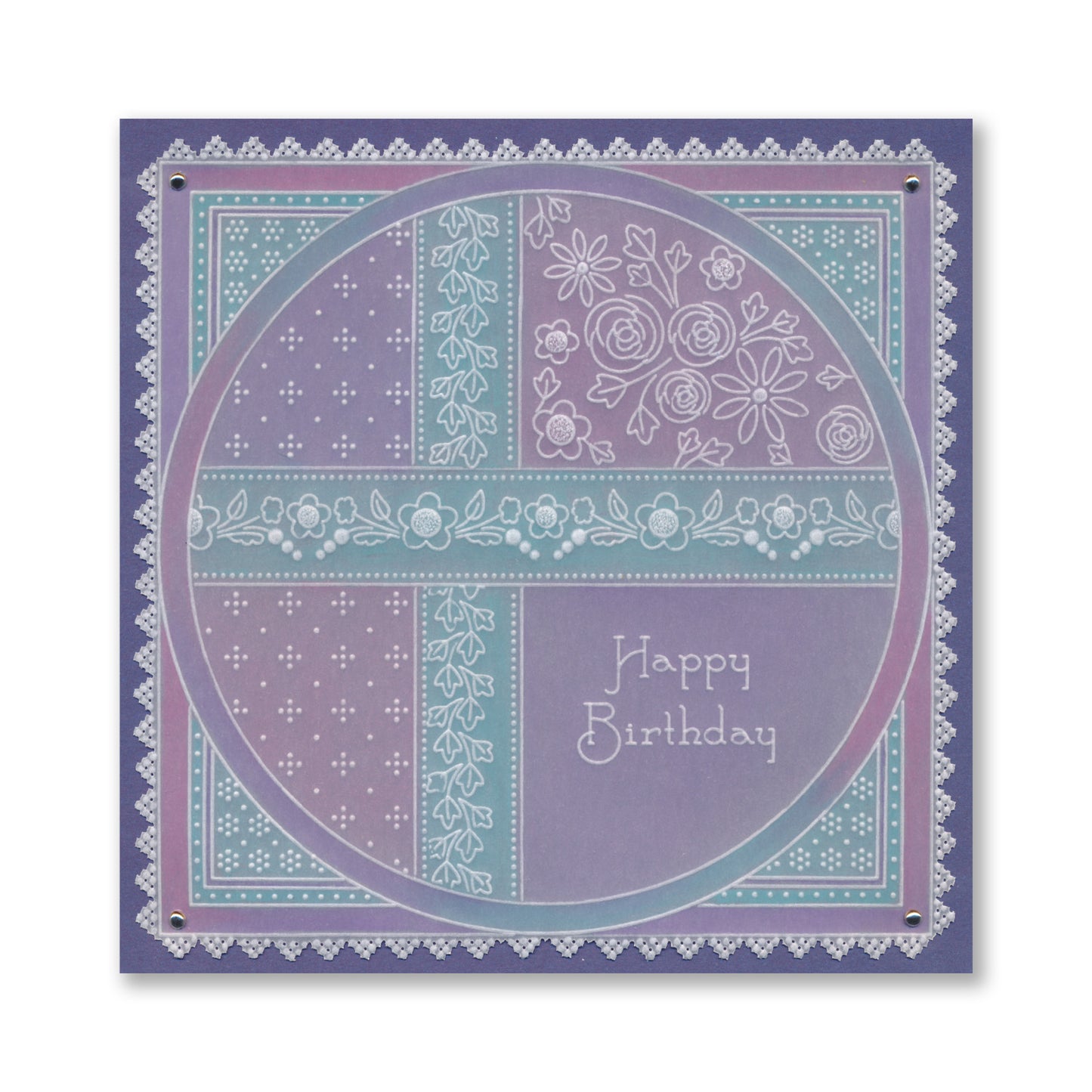 Tina's Just a Note Rosie Doodles All in One A5 Square Groovi Plate