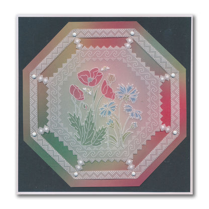 Linda's Count the Meadow Companion A5 Square Groovi Plate