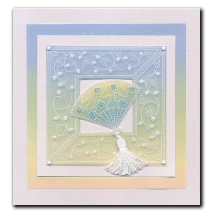 Linda's Layering Frames Set 3 - Oriental A4 Square & A5 Square Groovi Plate Collection