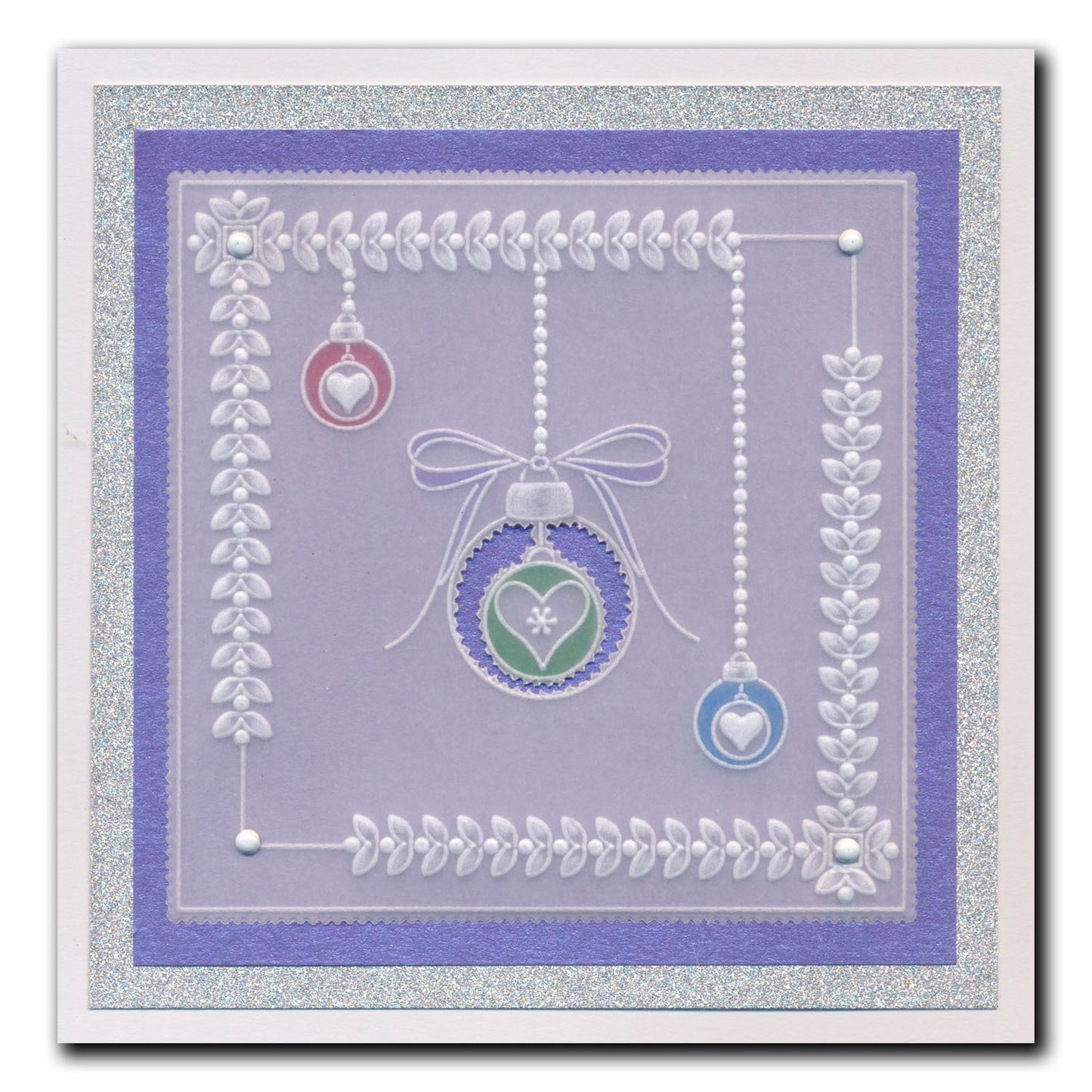 Tina's Small Christmas Corners 3 & 4 A5 Square Groovi Plate Duo