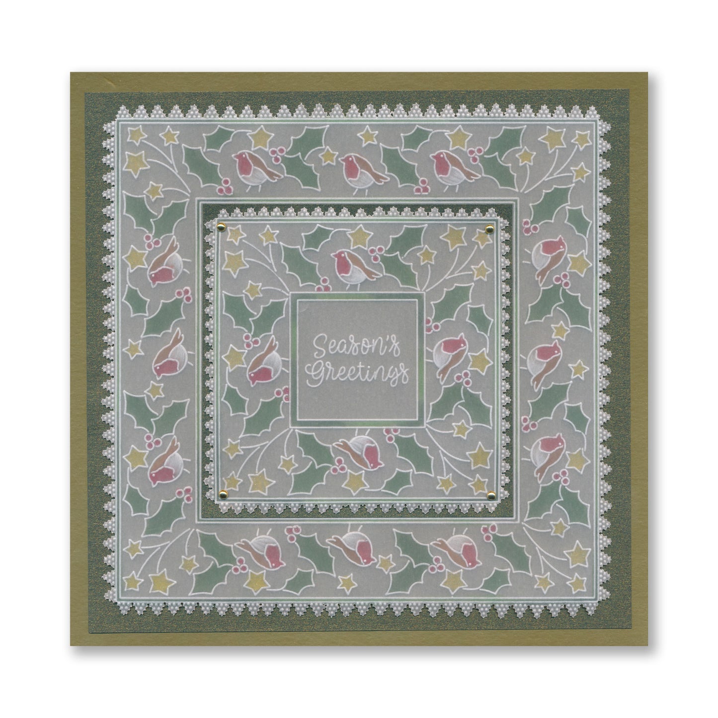 Square Floral Framers A4 Groovi Plate