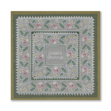 Square Floral Framers A4 Groovi Plate