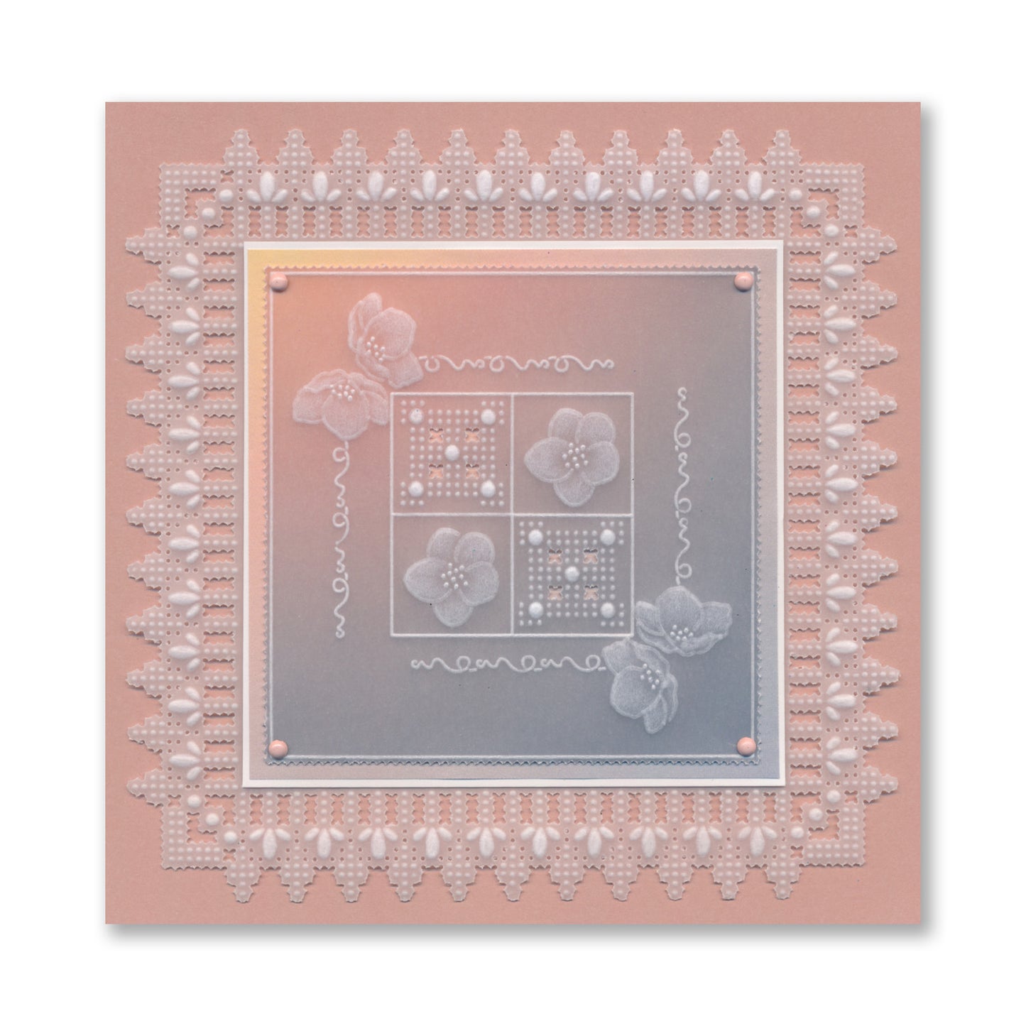 Linda's Christmas Rose A6 Groovi Plate