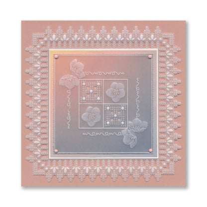 Linda's Christmas Rose A6 Groovi Plate