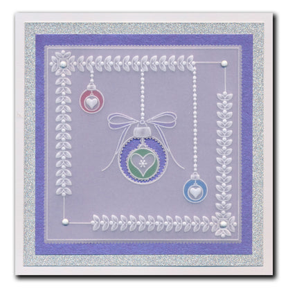 Tina's Small Christmas Corners A5 Square Groovi Plate Quartet