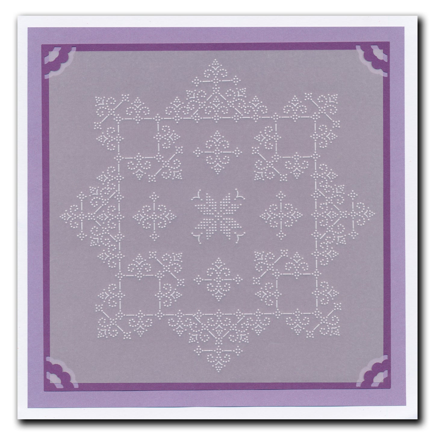 Linda's Layering Frames Set 1 - Christmas A4 Square & A5 Square Groovi Plate Collection