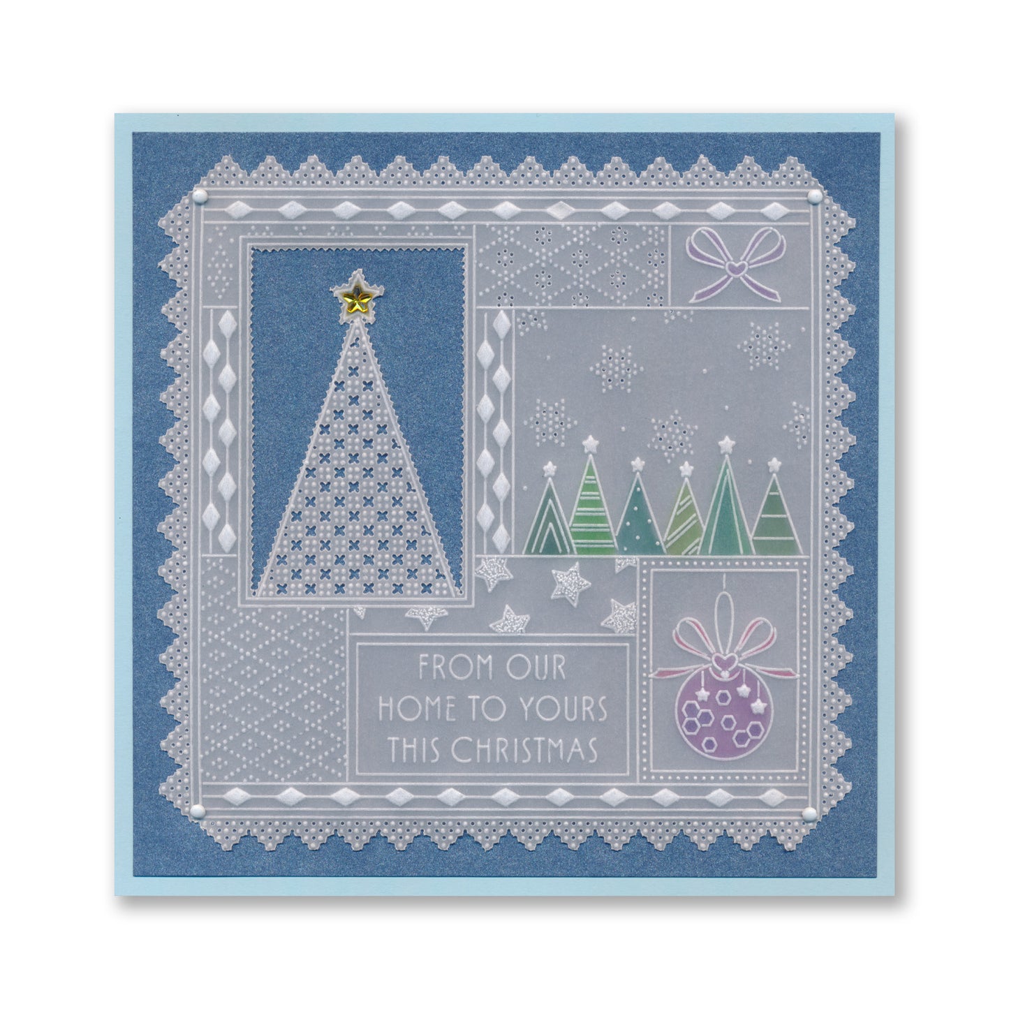 Tina's Christmas Tree - Easy Layout A5 Square Groovi Plate
