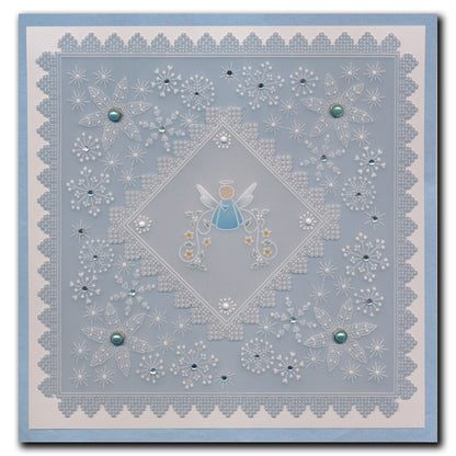 Tina's Small Christmas Corners 1 & 2 A5 Square Groovi Plate Duo