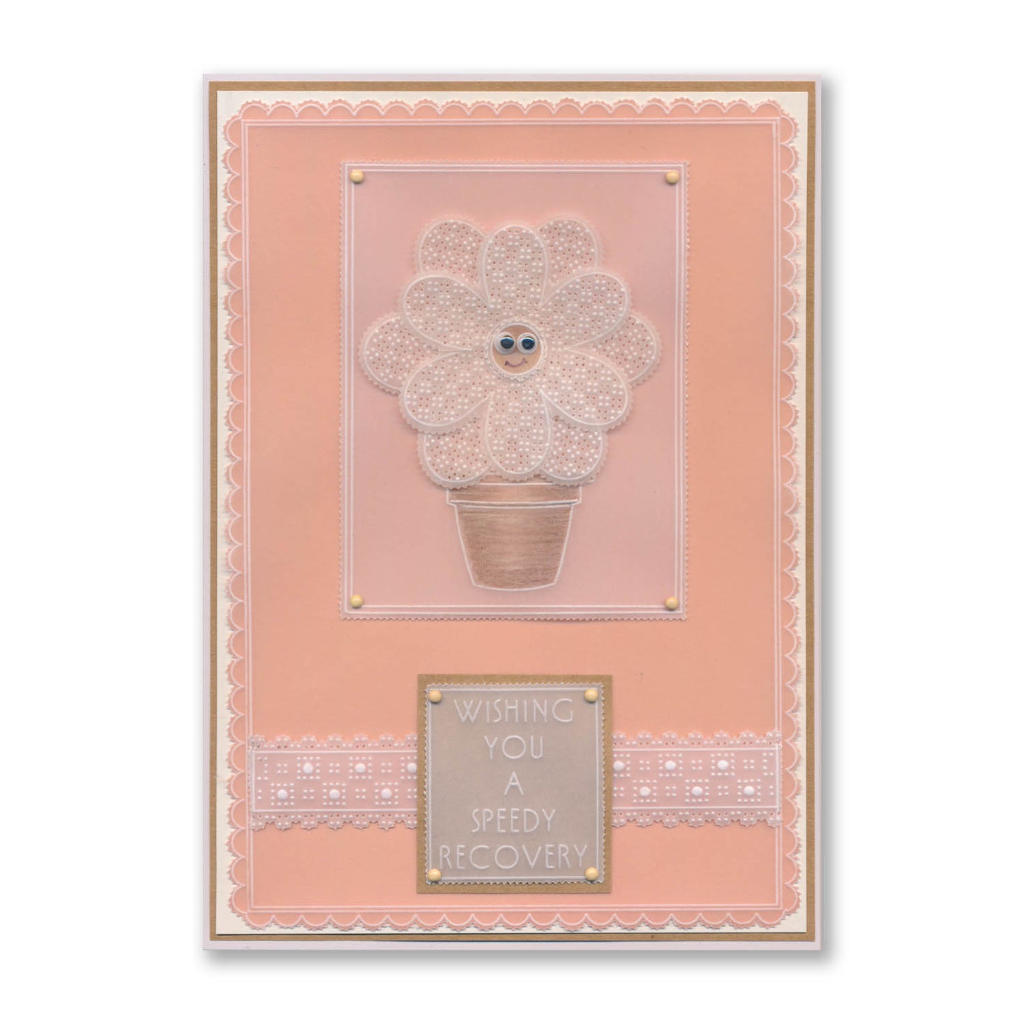 Tall Art Deco Sentiments A5 Groovi Plate