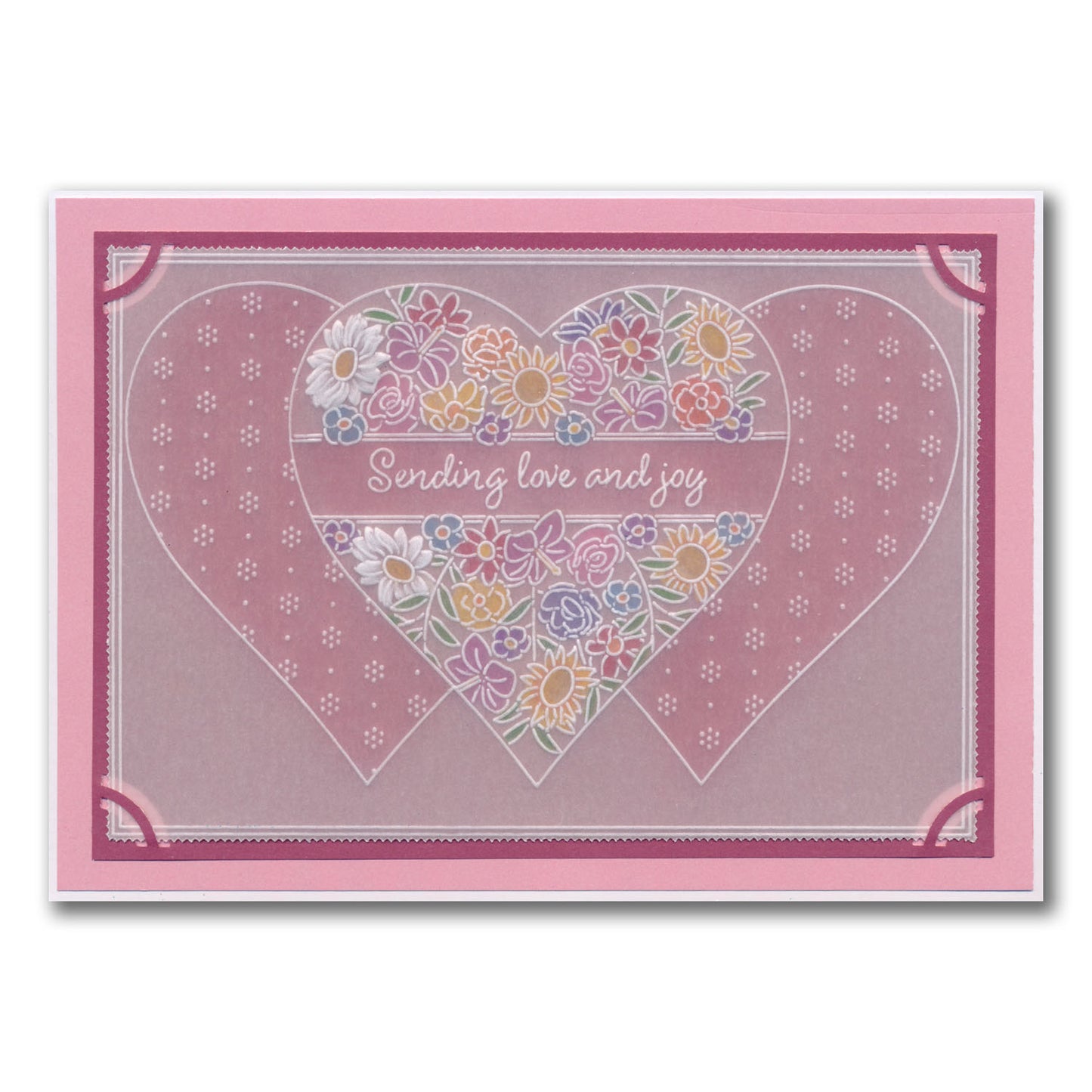 Jazz's Floral Panels A6 Square Groovi Plate Collection