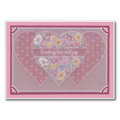 Jazz's Floral Panels A6 Square Groovi Plate Collection