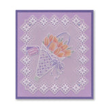 Linda's Tulip Gift Bag A5 Square Groovi Plate