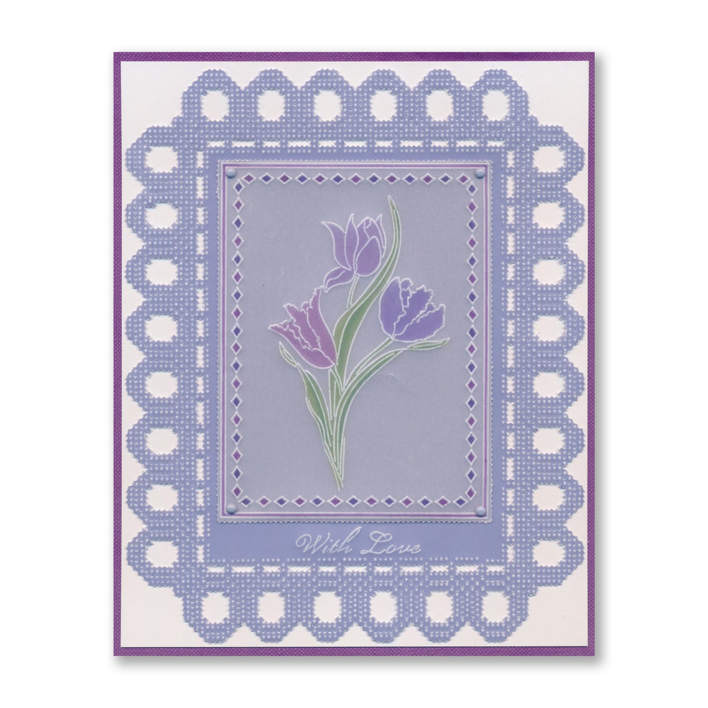 Linda's Floral - Set 1 A6 & Spacer Groovi Plate Collection