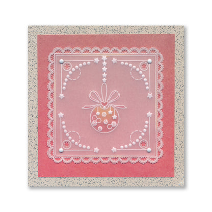 Tina's Christmas Easy Layout A5 Square Groovi Plate Collection with 8" x 8" Shenandoah Designer Parchment