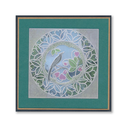 Barbara's Love, Dream & Song Birds A5 Square Groovi Plate Collection